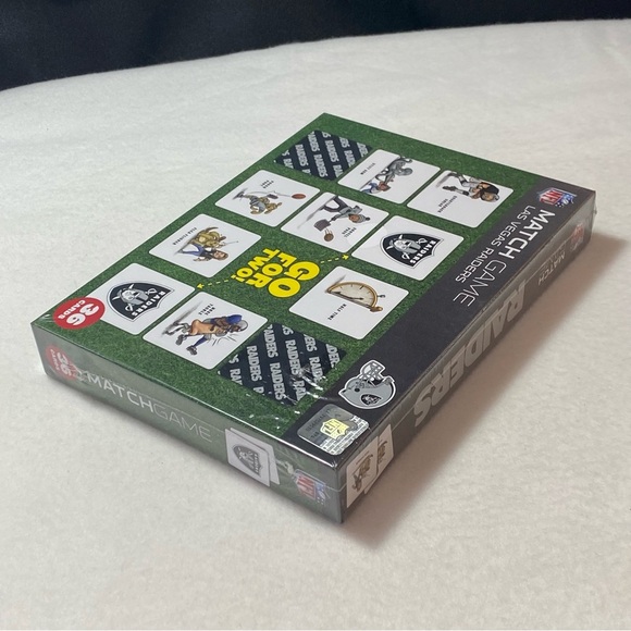 Las Vegas Raiders NFL Memory Match Game Card Licensed YouTheFan NEW - Picture 6 of 6